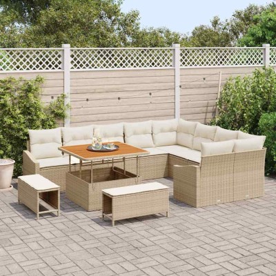Garden sofa set with pillow...