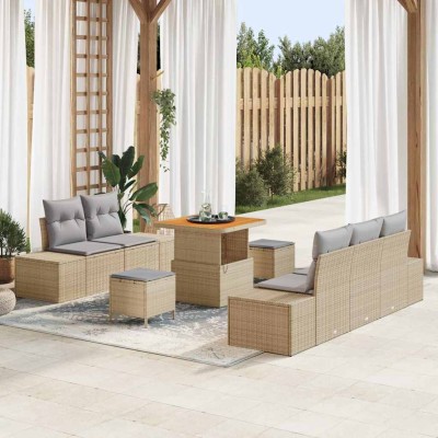 Garden sofa set with...