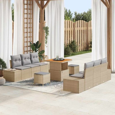 Garden sofa set with pillow...