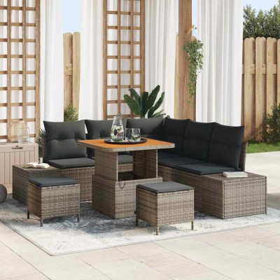 Garden sofa set with...