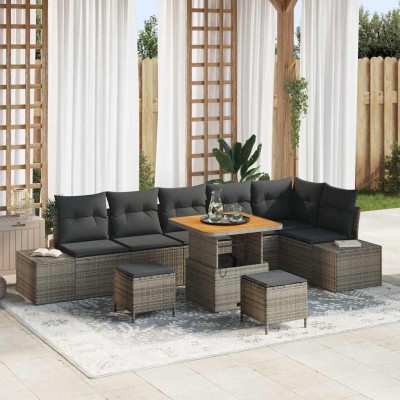 Garden sofa set with pillow...