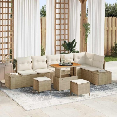 Garden sofa set with pillow...