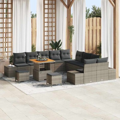 Garden sofa set with pillow...