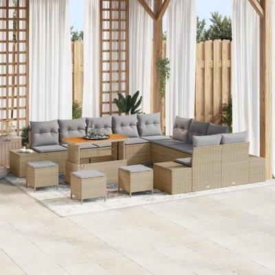Garden sofa set with pillow...