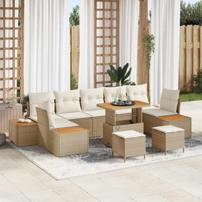 Garden sofa set with pillow...