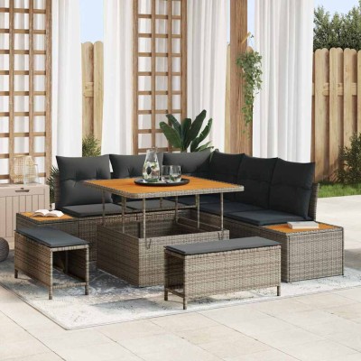 Garden sofa set with...