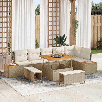 Garden sofa set with pillow...