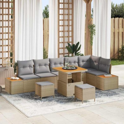 Garden sofa set with pillow...