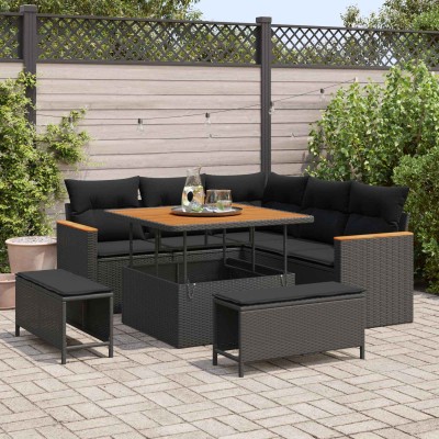 Garden sofa set with pillow...