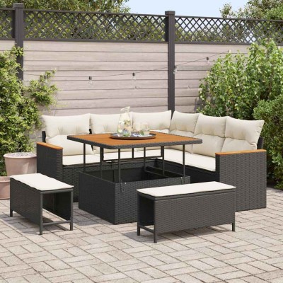 Garden sofa set with pillow...