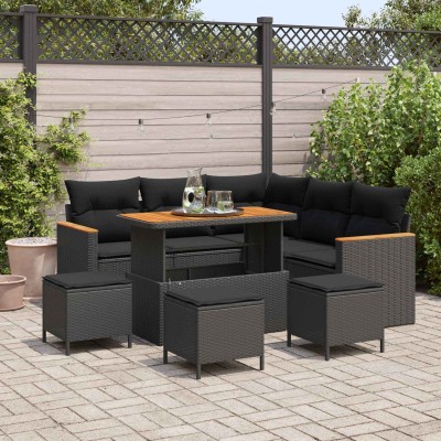 Garden Sofa Set with...