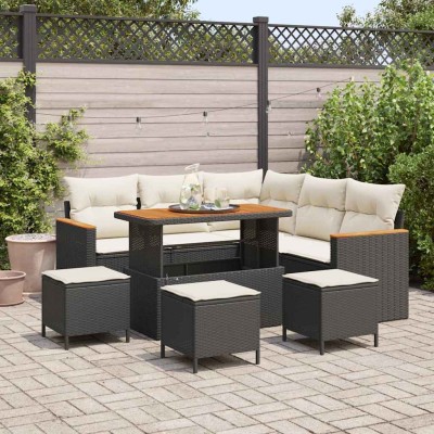 Garden Sofa Set with...