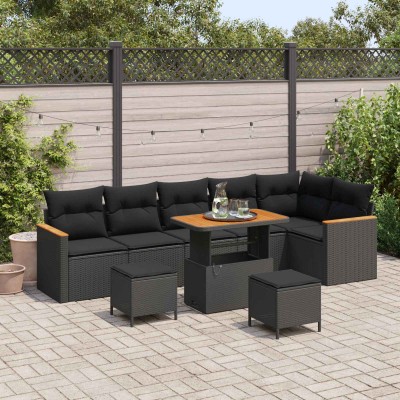 Garden Sofa Set with...