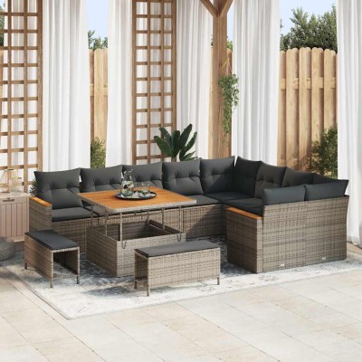 Garden sofa set with pillow...
