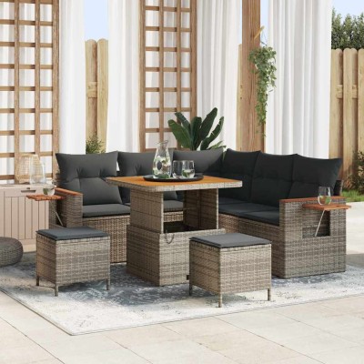 Garden sofa set with pillow...