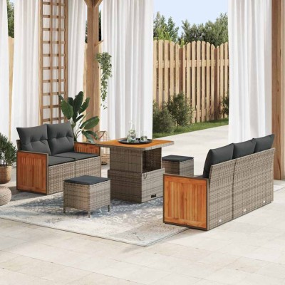 Garden sofa set with pillow...