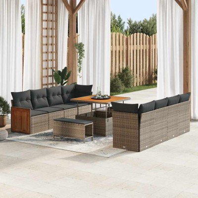 Garden Sofa Set Gray 231 x...