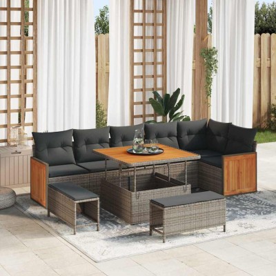 Garden sofa set with pillow...