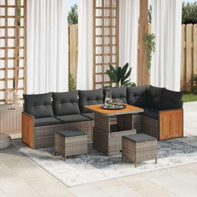 Garden sofa set with pillow...
