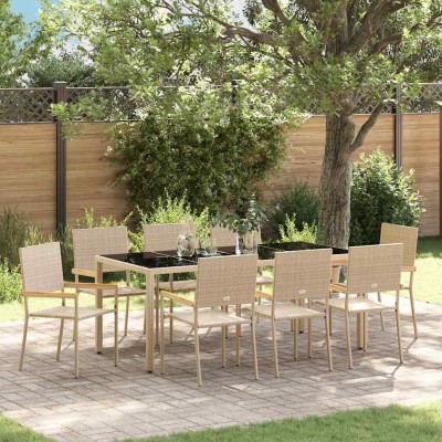 Garden dining set 9 pcs...