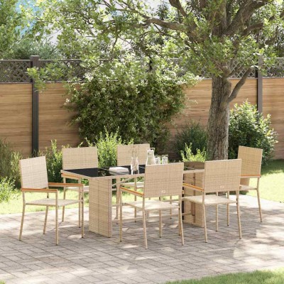 Garden dining set 7 pcs...