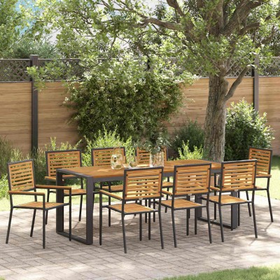 Garden dining set 9 pcs...