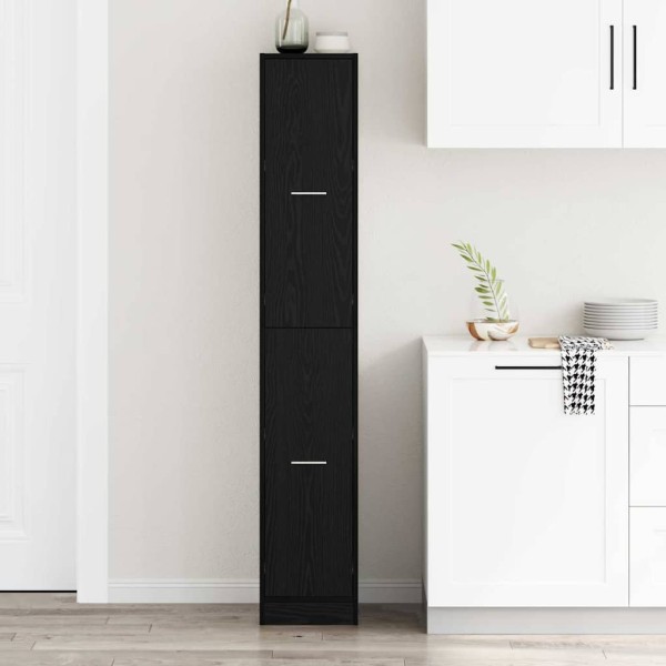 Pharmacy cabinet black oak 30 x 41 x 174.5 cm