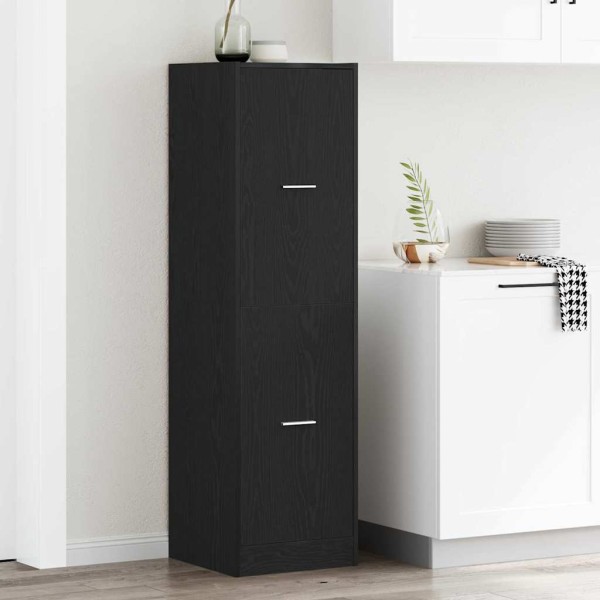 Pharmacy cabinet black oak 40 x 41 x 144.5 cm