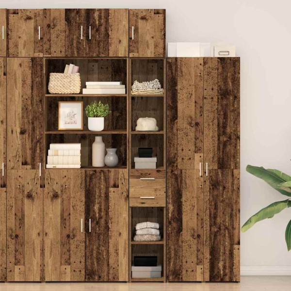 Oppbevaringsskap 2 pcs Old tree 30 x 42.5 x 225 cm