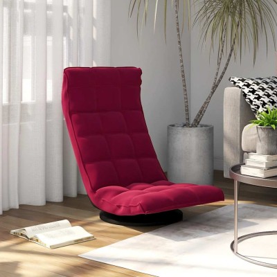 A swivel chair, red wine...