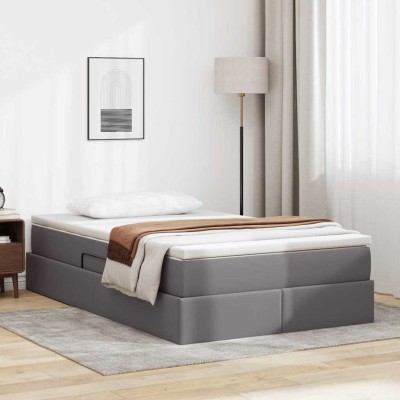 Bed with storage space and...