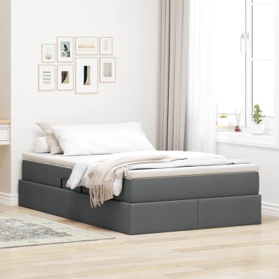 Bed with storage space and...