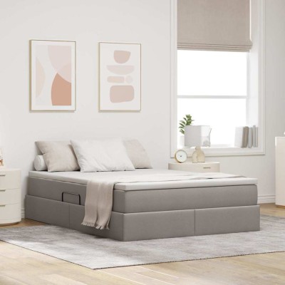 Bed with storage space and...
