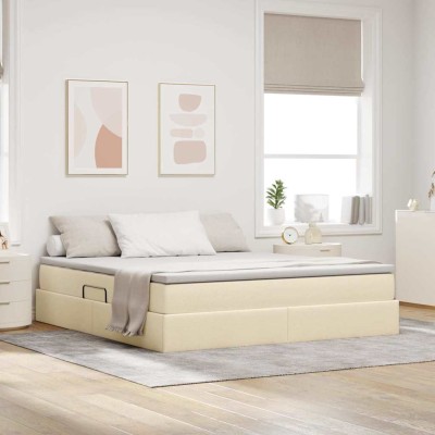 Bed with storage space and...