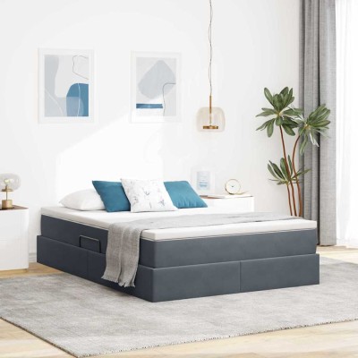 Bed with storage space and...