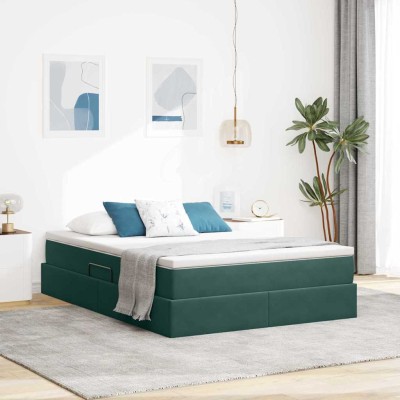 Bed with storage space and...