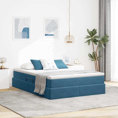 Bed with storage space and...