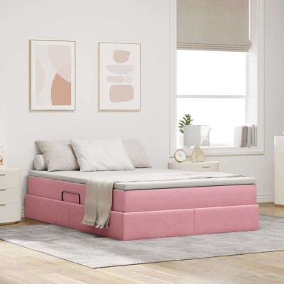 Bed with storage space and...