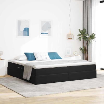 Bed with storage space and...