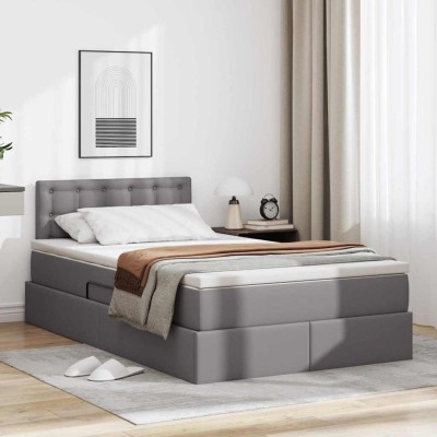 Bed with storage space and...