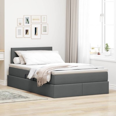Bed with storage space and...
