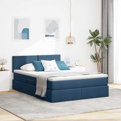 Bed with storage space and...