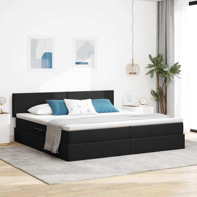 Bed with storage space and...