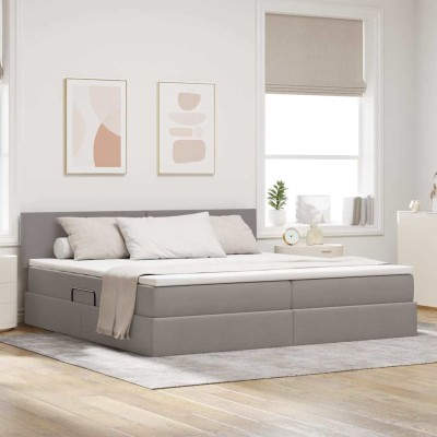 Bed with storage space and...