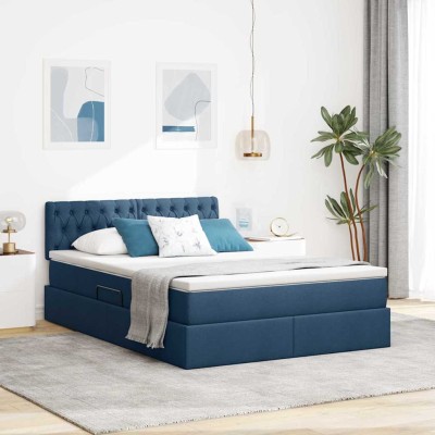 Bed with storage space and...