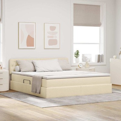 Bed with storage space and...