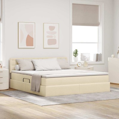 Bed with storage space and...