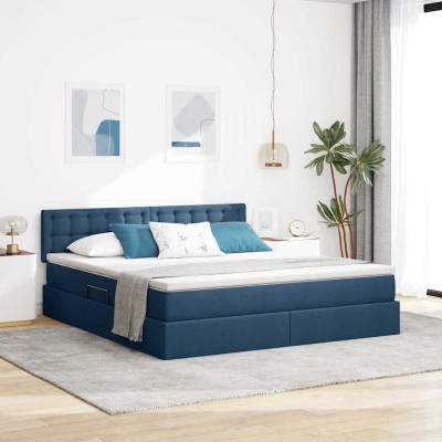 Bed with storage space and...