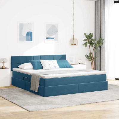 Bed with storage space and...