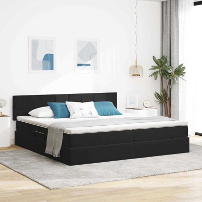 Bed with storage space and...